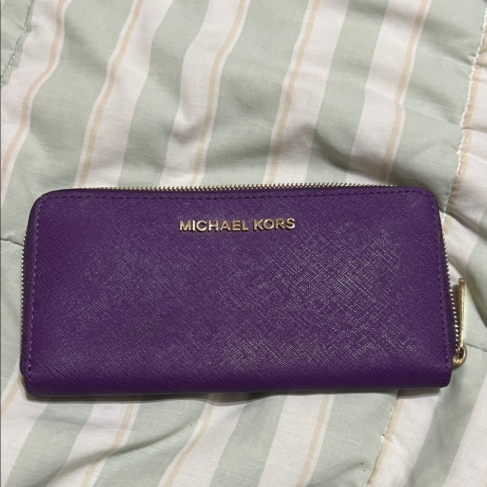 Michael Kors Vibrant Purple Wallet